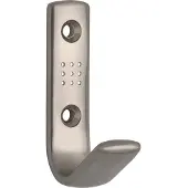 Siro Mantelhaken Gamma Breite 18 mm, Höhe 69 mm, ZN Edelstahl Effekt
