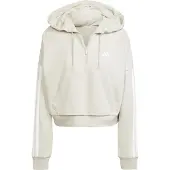 Adidas Kapuzensweatshirt "ESSENTIALS 3-STREIFEN FRENCH TERRY QUARTER-ZIP HOODIE"