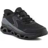 SKECHERS Hands-Free Slip-ins Slipper Schuhe aus atmungsaktivem Mesh mit stoßdämpfender Zwischensohle, Schwarz