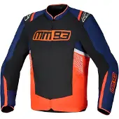 Alpinestars MM93 T-SPS Air V2 Motorrad Textiljacke, schwarz/blau/rot, M