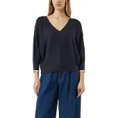Comma Strickpullover mit V-Ausschnitt