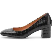 Woden Marie Low Croco Black Größe: 36 | Pumps Outlet | Damen | Schwarz