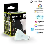 Eglo CONNECT-Z GU10 LED-Leuchtmittel – Weißton Einstellbar, Dimmbar, Zigbee, Matter & Thread Kompatibel