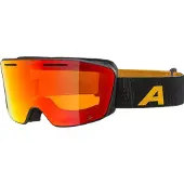 Alpina Skibrille Nendaz Q-Lite Unisex Black/Yellow Matt
