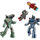 LEGO Iron Man & War Machine vs. Hammer-Drohnen, Bausatz, 7 Jahr(e), Kunststoff, 204 Stück(e), 162 g