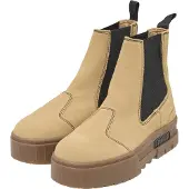 Puma Stiefel Mayze Chelsea Wildleder Plattform Braun - 36