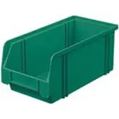 LA-KA-PE LA KA PE Sichtlagerkasten Größe 3A grün Länge 290 / 245 x Breite 140 x Höhe 130mm aus Polystyrol stapelbar - LK3A