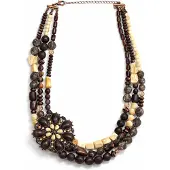 Collezione alessandro Statementkette "Erna" mit dekorativen Schmuckteil