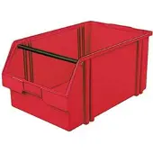 LA-KA-PE LA KA PE Sichtlagerkasten Größe 1A rot Länge 500 / 450 x Breite 300 x Höhe 230mm aus Polystyrol stapelbar - LK1A