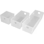 Ninka Banio Behälter 1-fach für Schubladeneinsatz, K-transluzent 84x84mm