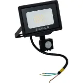 Luxula LED Fluter 20 W 3000 K warmweiß schwarz IP65