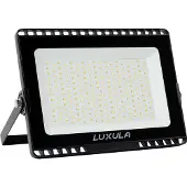 Luxula LED Fluter 100 W 3000 K, 4000 K, 6000 K einstellbar in warm-, neutral- und kaltweiß (CCT) schwarz IP65