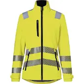 Kübler Softshell Jacke Damen REFLECTIQ PSA 2 warngelb Form 1509 Größe XS