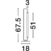 Nova Luce LED Tischleuchte Wetro in Weiß und Schwarz 20W 1359lm