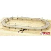 ROKUHAN 7297976 Z Gleis mit Bettung Gleis-Oval 1 Set