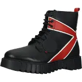 Kickers Bequeme Stiefelette Schnürschuhe für Damen 910624-50 83 Schwarz