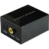 HDANYWHERE Konverter Toslink/Coaxial zu Cinch Cinch