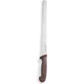 Hendi Schinken-/ Dönnermesser 350 mm Kunststoffgriff braun