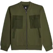 G-Star Woven Mix Sweatjacke - Grün - Herren - L