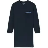 Schiesser Nachthemd Comfort Nightwear in Blau | Gr.: 64