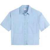 Levi's Levis Hemdbluse "HARLIE SS CROPPED SHIRT" mit Taschen