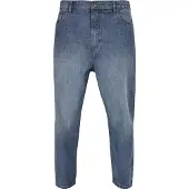 Urban Classics Cropped Tapered Jeans middeepblue 32
