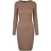 Urban Classics Langärmliges Kurzes Kleid