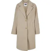 Urban Classics Ladies - Oversized Long Mantel sand - 3XL