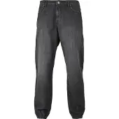 Urban Classics Hose Loose Fit Jeans Real Black Washed-29/32