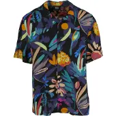 Urban Classics Viscose Aop Resort Kurzarmhemd