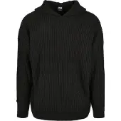 Urban Classics lässiger Herren Hoodie große Kapuze Kordelzug 5 g/m² Schwarz