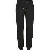 Urban Classics vielseitige Damen Hose Kordelzug Taschen 300 g/m² Schwarz