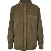 Urban Classics Corduroy Oversized Langarmhemd