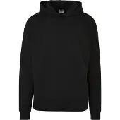 Urban Classics moderner Herren Hoodie Taschen Kapuze 300 g/m² mit Baumwolle Schwarz
