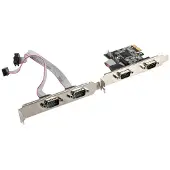 Lanberg PCE-DB9-004 Schnittstellenkarte/Adapter Eingebaut PCIe