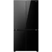 Hisense RQ768N4GBE, Freistehend, Mehrtürig, Schwarz, Black Glass, Berührung, LED