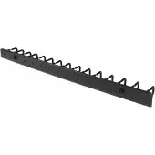 StarTech.com Vertikaler Kabelordner mit D Hacken - 0U - 91cm, Kabelmanagementtafel, Schwarz, Stahl, 20U, 863,6 mm, 50 mm