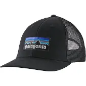 Patagonia Kappe P6 Logo LoPro Trucker Hat Black Unisex