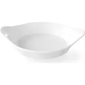 Super Merchant 1x Ofenform, rund, Porzellan, 150 ml, creme, 18,5 x 15,2 x 4 cm