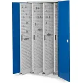 Kappes Vertikalschrank RasterPlan Mod. 83 RAL 7035/5010 Doppelwandtür mit Ausstattung