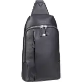 Braun Büffel Umhängetasche GOLF Sling Bag schwarz Uni - Leder