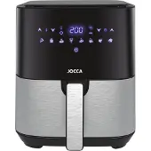 Jocca digital airfryer sort/stål 5 liter 1450 watt