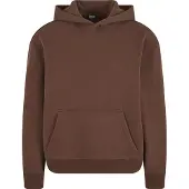 Urban Classics bequemer Herren Hoodie Kapuze 330 g/m² mit Baumwolle Braun