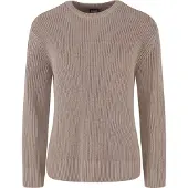 Urban Classics Fleecepullover "Damen Ladies Rib Knit Sweater"