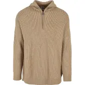 Urban Classics Oversized Knitted Troyer Unionbeige Größe: XL | Turtlenecks Outlet | Herren