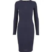 Urban Classics Rib Langes Kleid Mit Langen ärmeln