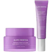 Glow Cocktail Feuchtigkeitscreme Restore & Renew + Revive Augencreme 65 ml