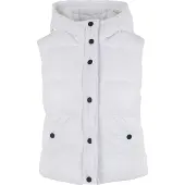 Urban Classics Steppweste "Ladies Recycled Shiny Puffer Vest with Hood"