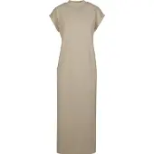 Urban Classics stilvolles Damen Kleid 140 g/m² mit Baumwolle Ecru-Weiß