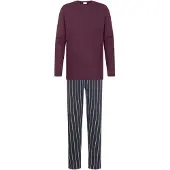 Mey Anzug lang Serie Contrast Stripe Kumkum Red | Größe L